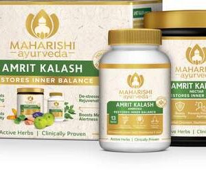 Maharishi Amrit Kalash - Dual Pack (MAK Dual Pack is combo of 600 gm Paste & 60 Tablets