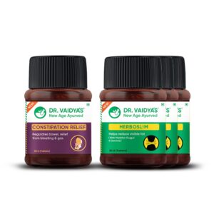 Dr Vaidyas Ayurvedic Weight Reduction Capsules (30 Capsules X 3)