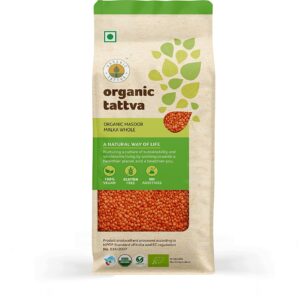 Organic Tattva Organic Masoor Malka Whole - 500gms