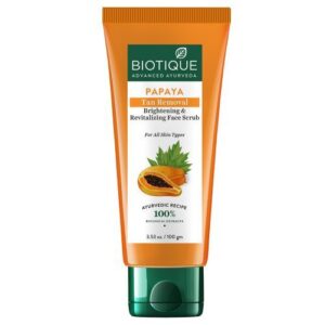 PAPAYA TAN REMOVAL BRIGHTENING & REVITALIZING FACE SCRUB