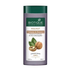 WALNUT VOLUME & BOUNCE SHAMPOO & CONDITIONER FOR FINE & THINNING HAIR