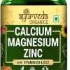 Ayurveda Organics Calcium Magnesium Zinc with Vitamin D3 & B12 Vegetarian Tablet