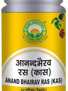 Basic Ayurveda Anand Bhairava Rasa (Kas) Tablet