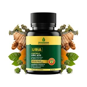 Dharishah Ayurveda Uria Capsule Controls Uric Acid