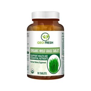 Geo Fresh Organic Wheat Grass 500mg Tablet