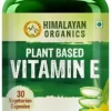 Himalayan Organics Plant Based Vitamin E Vegetarian Capsule