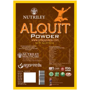 Nutriley CRD Ayurveda Alquit Alcohol Addiction Powder