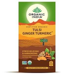 Organic India Tulsi Ginger Turmeric Tea
